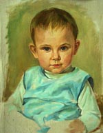 Детский портрет маслом